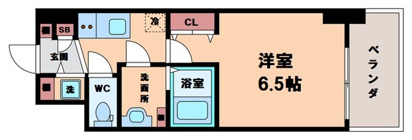 スプランディッド阿倍野の物件間取画像